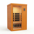 Infrared Home Sauna Built for Daily Wellness, Canadian Hemlock Wood, 6 Carbon Heating Panels, Bluetooth Audio