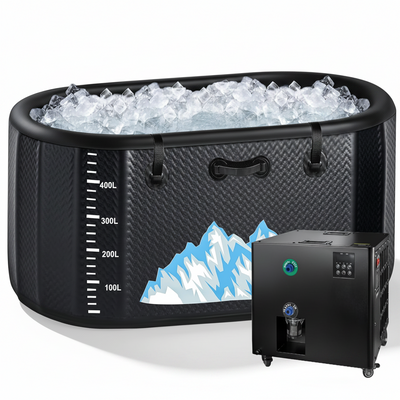 248-Gallon Inflatable Cold Plunge Tub with Hot & Cold Chiller