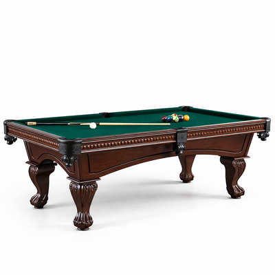 Pool Table Built for Tournament Play, 1 Inch Slate Bed, Solid Wood Frame, Wool Blend Surface, 88x44 Playfield