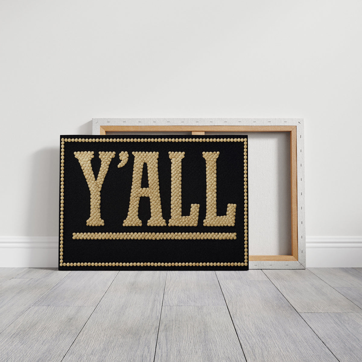 Y’ALL Western Beaded Sign