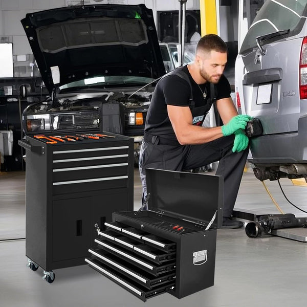 13-Drawer Rolling Tool Chest with Double Doors – Detachable