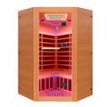 2–3 Person Infrared Home Sauna with LED Lights & Oxygen Bar
