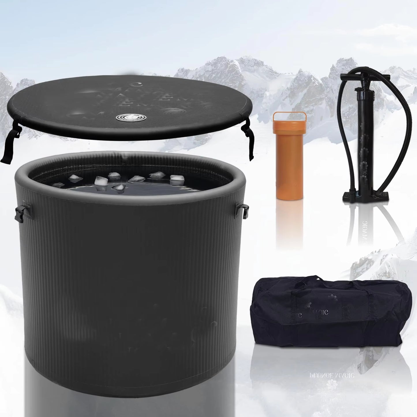 Pro Elite Recovery 90Cm Ice Pod Ice Bath Therapy Inflatable DWF Cold Plunge Tub for 03Hp Water Chiller for Athletes — product view 7