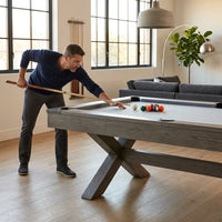 Pool Table Built for Tournament Play, 1-Inch Slate Surface, Solid Wood Construction, Premium Wool Blend — product view 5