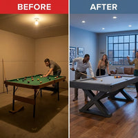 Pool Table Built for Tournament Play, 1-Inch Slate Surface, Solid Wood Construction, Premium Wool Blend — product view 7